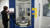  – Denton Lewis, CAM Manager at Western Precision Products, interfaces with a GROB G-552, a cornerstone of the facility's high-complexity production line.