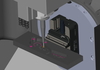  – Seen inside <em>hyper</em>MILL<sup>®</sup> VIRTUAL Machining, verifying each toolpath while simultaneously checking every single part of the Hermle for a potential collision!<br /><em>Image source: Novo Modo</em>