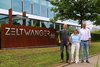  – OPEN MIND and Zeltwanger Maschinenbau enjoy an excellent partnership. Left to right: Wolfgang&nbsp;Pfeiffer (Head of CAM&nbsp;Programming at Zeltwanger), Carolin&nbsp;Lang (OPEN&nbsp;MIND Marketing), and Edgar&nbsp;Maier (OPEN&nbsp;MIND Sales&nbsp;Representative)