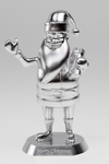  – Each little “aluminum” Santa figure stands at a height of 5.8 inches (146 mm), with a base diameter of 2.7 inches (70 mm), and weighs 0.86 lb.(389 g).