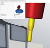  – Reliable 5-axis machining with a defined clearance angle between the tool shank and the workpiece.
