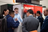  – Live machining on the Mazak machine sparked discussions about combined turning and milling.